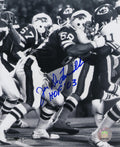 Joe DeLamielleure Signed Buffalo Bills B&W vs Chiefs 8x10 Photo w/HOF'03 - DEL08P308 - Joe DeLamielleure Signed Buffalo Bills B&W vs Chiefs 8x10 Photo w/HOF'03 product image