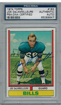 Joe DeLamielleure Signed Bills 1974 Topps Rookie Card #183 w/HOF'03 PSA/DNA - DELCAR300 - Joe DeLamielleure Signed Bills 1974 Topps Rookie Card #183 w/HOF'03 PSA/DNA product image