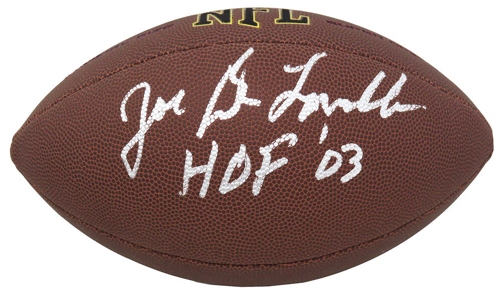 Joe DeLamielleure Signed Wilson Super Grip Full Size NFL Football w/HOF'03 - DELFTB300 - Joe DeLamielleure Signed Wilson Super Grip Full Size NFL Football w/HOF'03 product image