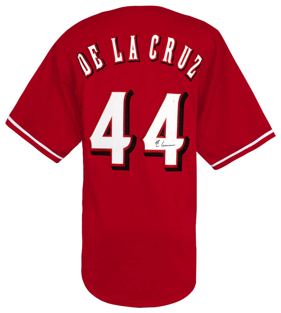 Elly De La Cruz Signed Red Custom Baseball Jersey - (Beckett) - DELJRY100 - Elly De La Cruz Signed Red Custom Baseball Jersey - (Beckett) product image