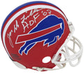 Joe DeLamielleure Signed Buffalo Bills Throwback Red Riddell Mini Helmet w/HOF'03 - DELMIN304 - Joe DeLamielleure Signed Buffalo Bills Throwback Red Riddell Mini Helmet w/HOF'03 product image