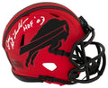 Joe DeLamielleure Signed Buffalo Bills RAVE Riddell Speed Mini Helmet w/HOF'03 - DELMIN309 - Joe DeLamielleure Signed Buffalo Bills RAVE Riddell Speed Mini Helmet w/HOF'03 product image
