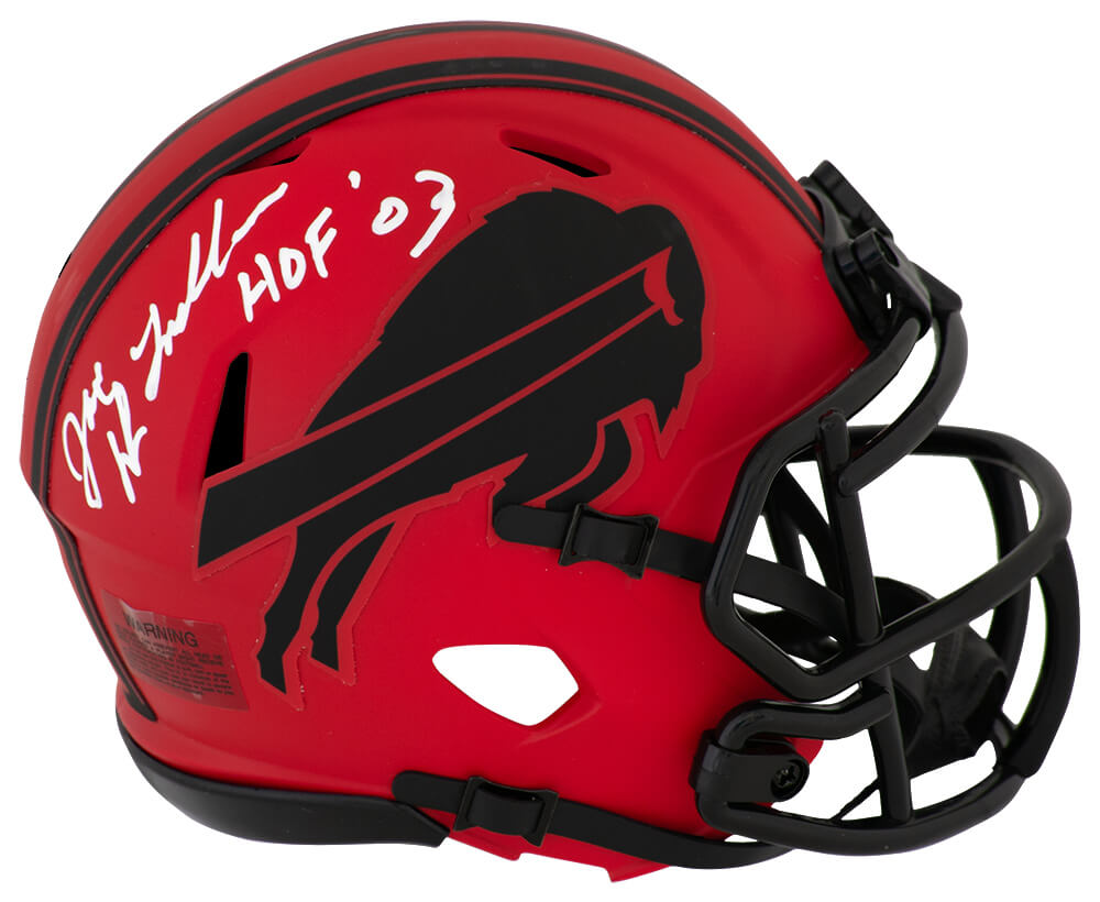Joe DeLamielleure Signed Buffalo Bills RAVE Riddell Speed Mini Helmet w/HOF'03 - DELMIN309 - Joe DeLamielleure Signed Buffalo Bills RAVE Riddell Speed Mini Helmet w/HOF'03 product image