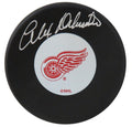 Alex Delvecchio Signed Detroit Red Wings Logo Hockey Puck - DELPUC402 - Alex Delvecchio Signed Detroit Red Wings Logo Hockey Puck product image