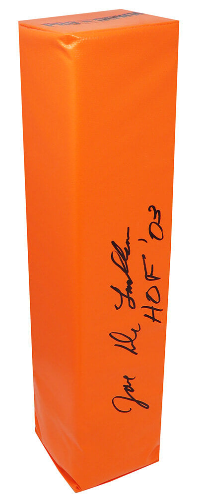 Joe DeLamielleure Signed Orange Endzone Football Pylon w/HOF'03 - DELPYL300 - Joe DeLamielleure Signed Orange Endzone Football Pylon w/HOF'03 product image
