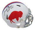 Joe DeLamielleure Signed Buffalo Bills Throwback White Riddell Full Size Speed Replica Helmet w/HOF'03 - DELREP303 - Joe DeLamielleure Signed Buffalo Bills Throwback White Riddell Full Size Speed Replica Helmet w/HOF'03 product image
