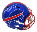 Joe DeLamielleure Signed Buffalo Bills FLASH Riddell Full Size Speed Replica Helmet w/HOF'03 - DELREP304 - Joe DeLamielleure Signed Buffalo Bills FLASH Riddell Full Size Speed Replica Helmet w/HOF'03 product image