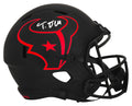 Tank Dell Signed Houston Texans ECLIPSE Riddell Full Size Speed Replica Helmet - DELREP320 - Tank Dell Signed Houston Texans ECLIPSE Riddell Full Size Speed Replica Helmet product image