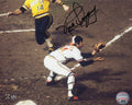 Rick Dempsey Signed Baltimore Orioles 1983 World Series Play At Plate 8x10 Photo - DEM08P100 - Rick Dempsey Signed Baltimore Orioles 1983 World Series Play At Plate 8x10 Photo product image