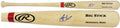 Bucky Dent Signed Rawlings Big Stick Blonde Baseball Bat (Red Ring) - DENBAT100 - Bucky Dent Signed Rawlings Big Stick Blonde Baseball Bat (Red Ring) product image