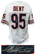 Richard Dent Signed White Custom Football Jersey w/MVP XX - DENJRY305 - Richard Dent Signed White Custom Football Jersey w/MVP XX product image