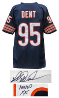 Richard Dent Signed Navy Custom Football Jersey w/MVP XX - DENJRY306 - Richard Dent Signed Navy Custom Football Jersey w/MVP XX product image