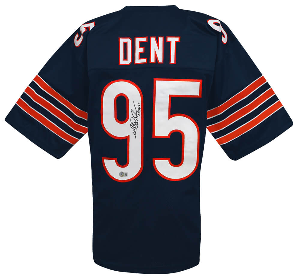 Richard Dent Signed Navy Custom Football Jersey w/HOF'11 - (Beckett) - DENJRY307 - Richard Dent Signed Navy Custom Football Jersey w/HOF'11 - (Beckett) product image
