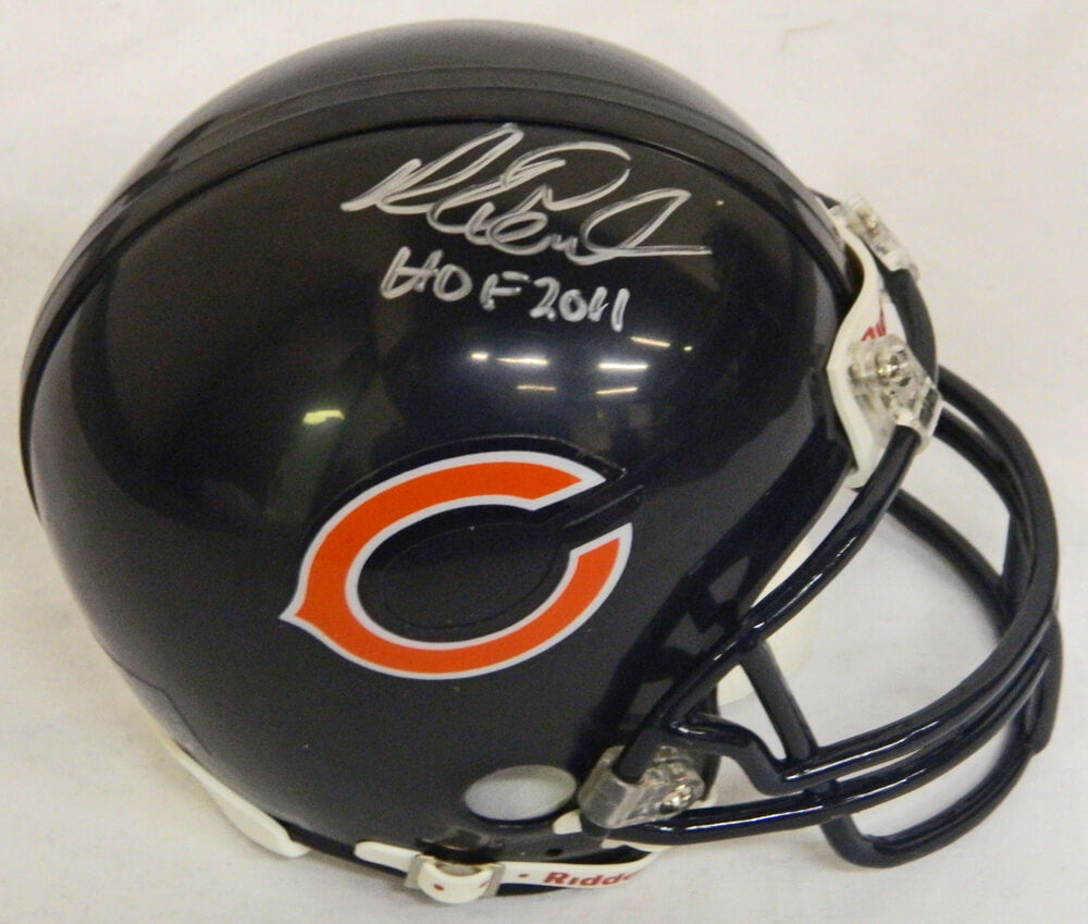 Richard Dent Signed Bears Riddell Replica Mini Helmet w/HOF 2011 - DENMIN300 - Richard Dent Signed Bears Riddell Replica Mini Helmet w/HOF 2011 product image