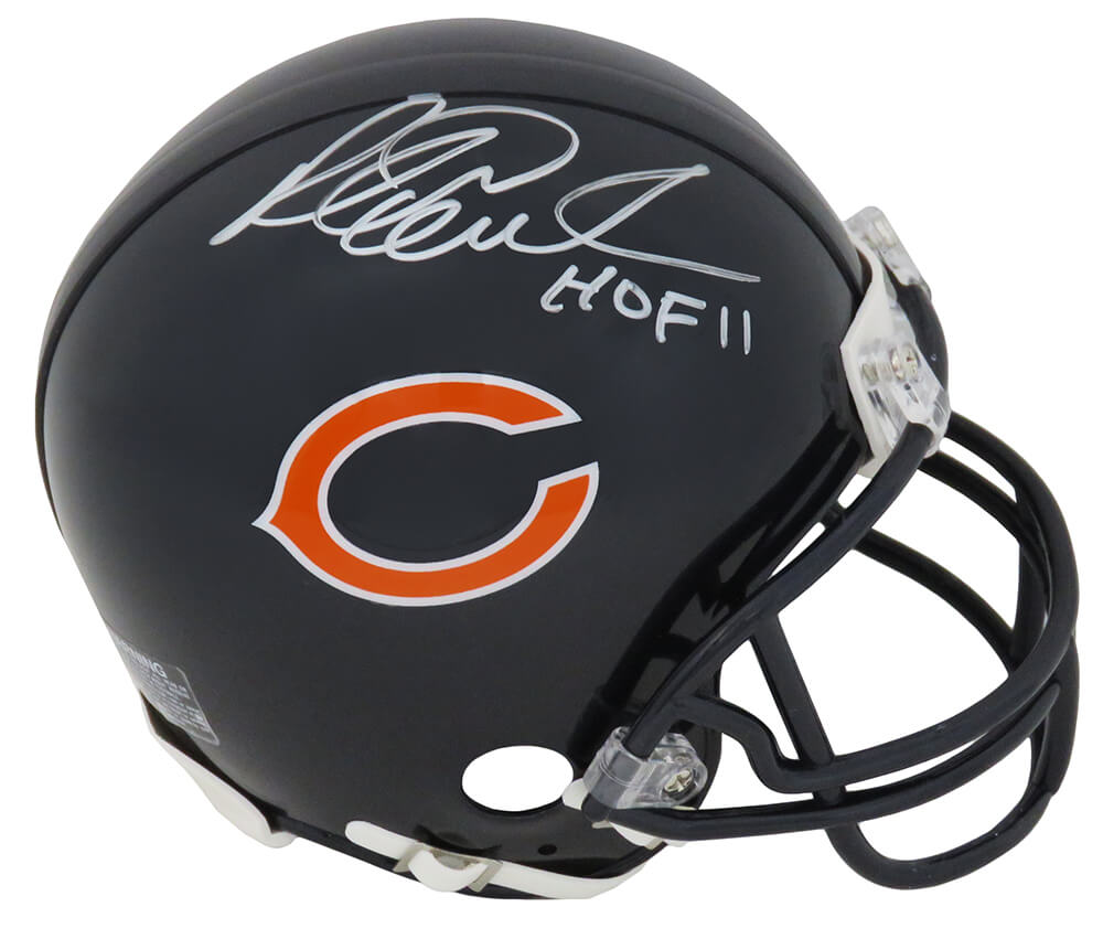 Richard Dent Signed Chicago Bears Riddell Replica Mini Helmet w/HOF'11 - DENMIN302 - Richard Dent Signed Chicago Bears Riddell Replica Mini Helmet w/HOF'11 product image