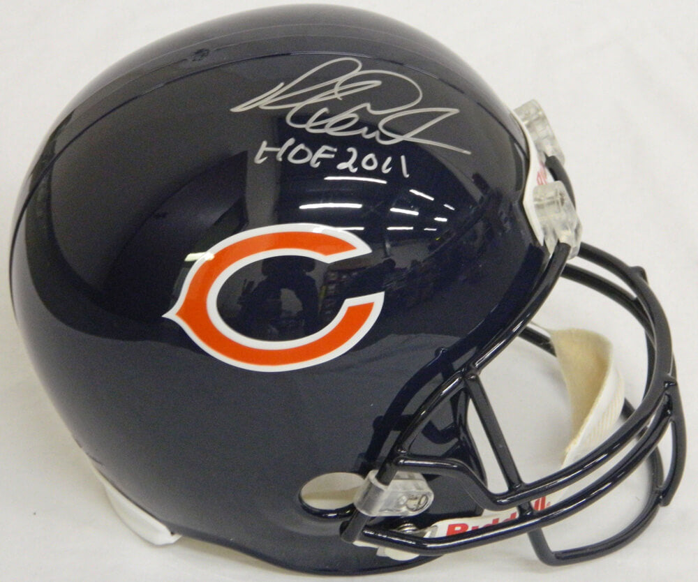 Richard Dent Signed Bears Riddell F/S Replica Helmet w/HOF 2011 - DENREP300 - Richard Dent Signed Bears Riddell F/S Replica Helmet w/HOF 2011 product image
