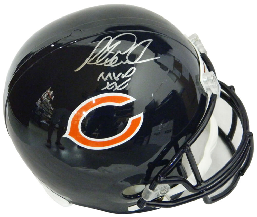 Richard Dent Signed Chicago Bears Riddell Full Size Replica Helmet w/MVP XX - DENREP305 - Richard Dent Signed Chicago Bears Riddell Full Size Replica Helmet w/MVP XX product image