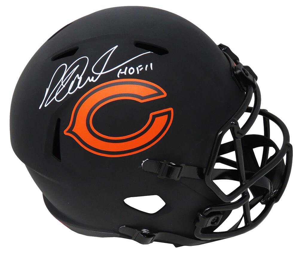 Richard Dent Signed Chicago Bears Eclipse Riddell Full Size Speed Replica Helmet w/HOF'11 - DENREP307 - Richard Dent Signed Chicago Bears Eclipse Riddell Full Size Speed Replica Helmet w/HOF'11 product image