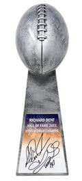 Richard Dent Signed Football World Champion 15 Inch Replica Silver Trophy w/MVP XX - DENTRO300 - Richard Dent Signed Football World Champion 15 Inch Replica Silver Trophy w/MVP XX product image
