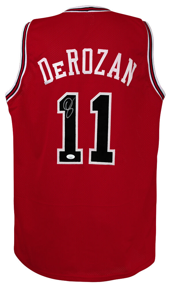 DeMar DeRozan Signed Red Custom Basketball Jersey - (JSA) - DERJRY201 - DeMar DeRozan Signed Red Custom Basketball Jersey - (JSA) product image