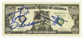 Ted DiBiase Signed ($1M) One  Million Dollar Novelty Bill - DIBOTH500 - Ted DiBiase Signed ($1M) One Million Dollar Novelty Bill product image
