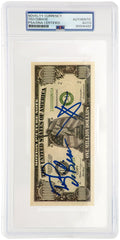 Ted DiBiase Signed ($1M) One  Million Dollar Novelty Bill - (PSA Encapsulated) - DIBOTH501 - Ted DiBiase Signed ($1M) One Million Dollar Novelty Bill - (PSA Encapsulated) product image