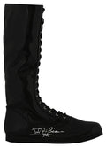 Ted DiBiase Signed Black Wrestling Costume Boot - DIBSHO500 - Ted DiBiase Signed Black Wrestling Costume Boot product image