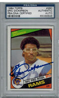Eric Dickerson Signed Rams 1984 Topps Rookie Card #280 PSA/DNA - DICCAR300 - Eric Dickerson Signed Rams 1984 Topps Rookie Card #280 PSA/DNA product image