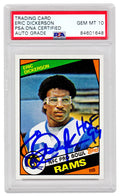 Eric Dickerson Signed Los Angeles Rams 1984 Topps Rookie Card #280 w/HOF'99 - (PSA/DNA - Auto Grade 10) - DICCAR307 - Eric Dickerson Signed Los Angeles Rams 1984 Topps Rookie Card #280 w/HOF'99 - (PSA/DNA - Auto Grade 10) product image
