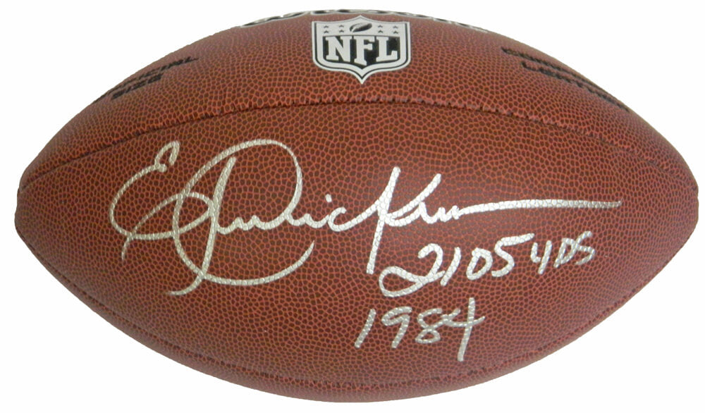 Eric Dickerson Signed Wilson Limited Full Size NFL Football w/2,105 Yds 1984 - DICFTB301 - Eric Dickerson Signed Wilson Limited Full Size NFL Football w/2,105 Yds 1984 product image