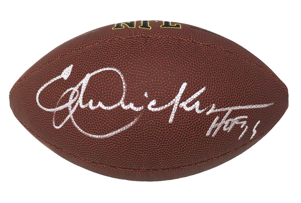 Eric Dickerson Signed Wilson Super Grip Full Size NFL Football w/HOF'99 - DICFTB303 - Eric Dickerson Signed Wilson Super Grip Full Size NFL Football w/HOF'99 product image