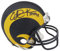 Eric Dickerson Signed LA Rams Throwback Riddell Mini Helmet w/HOF'99 - DICMIN304 - Eric Dickerson Signed LA Rams Throwback Riddell Mini Helmet w/HOF'99 product image