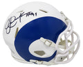 Eric Dickerson Signed Los Angeles Rams AMP Alternate Riddell Speed Mini Helmet w/HOF'99 - DICMIN307 - Eric Dickerson Signed Los Angeles Rams AMP Alternate Riddell Speed Mini Helmet w/HOF'99 product image