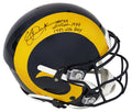 Eric Dickerson Signed Los Angeles Rams Riddell SpeedFlex Authentic Football Helmet w/3-Inscriptions - DICPRO300 - Eric Dickerson Signed Los Angeles Rams Riddell SpeedFlex Authentic Football Helmet w/3-Inscriptions product image
