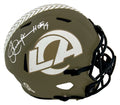 Eric Dickerson Signed Los Angeles Rams Salute to Service Riddell Full Size Speed Replica Helmet w/HOF'99 - DICREP312 - Eric Dickerson Signed Los Angeles Rams Salute to Service Riddell Full Size Speed Replica Helmet w/HOF'99 product image