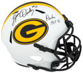 Lynn Dickey Signed Green Bay Packers Lunar Eclipse Riddell Full Size Speed Replica Helmet w/Packers HOF'92 - DICREP322 - Lynn Dickey Signed Green Bay Packers Lunar Eclipse Riddell Full Size Speed Replica Helmet w/Packers HOF'92 product image