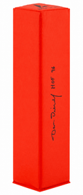 Dan Dierdorf Signed BSN Orange Football Endzone Pylon w/HOF'96 - DIEPYL300 - Dan Dierdorf Signed BSN Orange Football Endzone Pylon w/HOF'96 product image