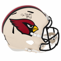 Dan Dierdorf Signed Arizona Cardinals RETRO Riddell Full Size Speed Replica Helmet w/HOF'96 - DIEREP303 - Dan Dierdorf Signed Arizona Cardinals RETRO Riddell Full Size Speed Replica Helmet w/HOF'96 product image