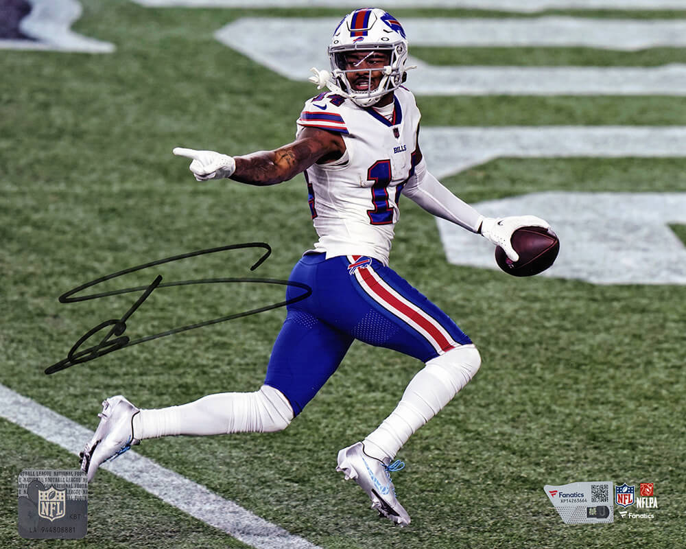 Stefon Diggs Signed Buffalo Bills Touchdown vs Patriots Action 8x10 Photo - (Fanatics) - DIG08P301 - Stefon Diggs Signed Buffalo Bills Touchdown vs Patriots Action 8x10 Photo - (Fanatics) product image
