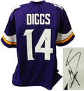 Stefon Diggs Signed Purple Custom Football Jersey - DIGJRY301 - Stefon Diggs Signed Purple Custom Football Jersey product image