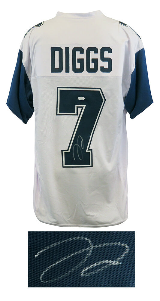 Trevon Diggs Signed White Custom Football Jersey (JSA) - DIGJRY310 - Trevon Diggs Signed White Custom Football Jersey (JSA) product image