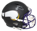 Stefon Diggs Signed Minnesota Vikings Flat Black Matte Riddell Speed Full Size Replica Helmet - DIGREP303 - Stefon Diggs Signed Minnesota Vikings Flat Black Matte Riddell Speed Full Size Replica Helmet product image