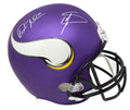Stefon Diggs & Adam Thielen Dual Signed Minnesota Vikings Riddell Full Size Replica Helmet - DIGREP305 - Stefon Diggs & Adam Thielen Dual Signed Minnesota Vikings Riddell Full Size Replica Helmet product image