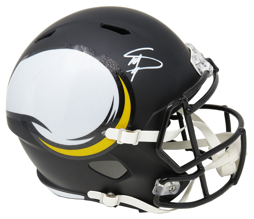 Stefon Diggs Signed Minnesota Vikings AMP Alternate Riddell Speed Full Size Replica Helmet - DIGREP307 - Stefon Diggs Signed Minnesota Vikings AMP Alternate Riddell Speed Full Size Replica Helmet product image