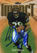 Corey Dillon Signed Cincinnati Bengals 1997 Topps Finest Football Rookie Card #176 - DILCAR300 - Corey Dillon Signed Cincinnati Bengals 1997 Topps Finest Football Rookie Card #176 product image