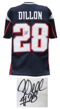 Corey Dillon Signed Navy Custom Football Jersey - DILJRY301 - Corey Dillon Signed Navy Custom Football Jersey product image