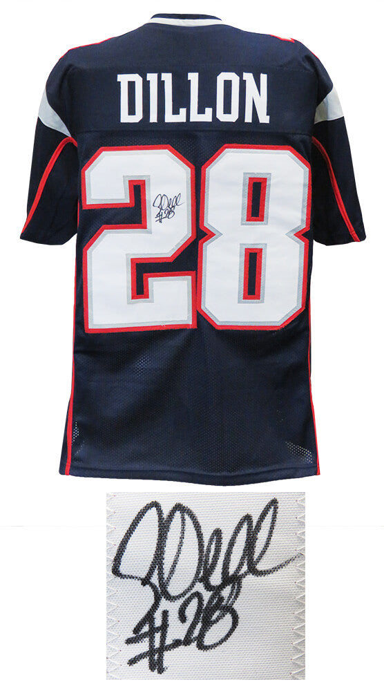 Corey Dillon Signed Navy Custom Football Jersey - DILJRY301 - Corey Dillon Signed Navy Custom Football Jersey product image