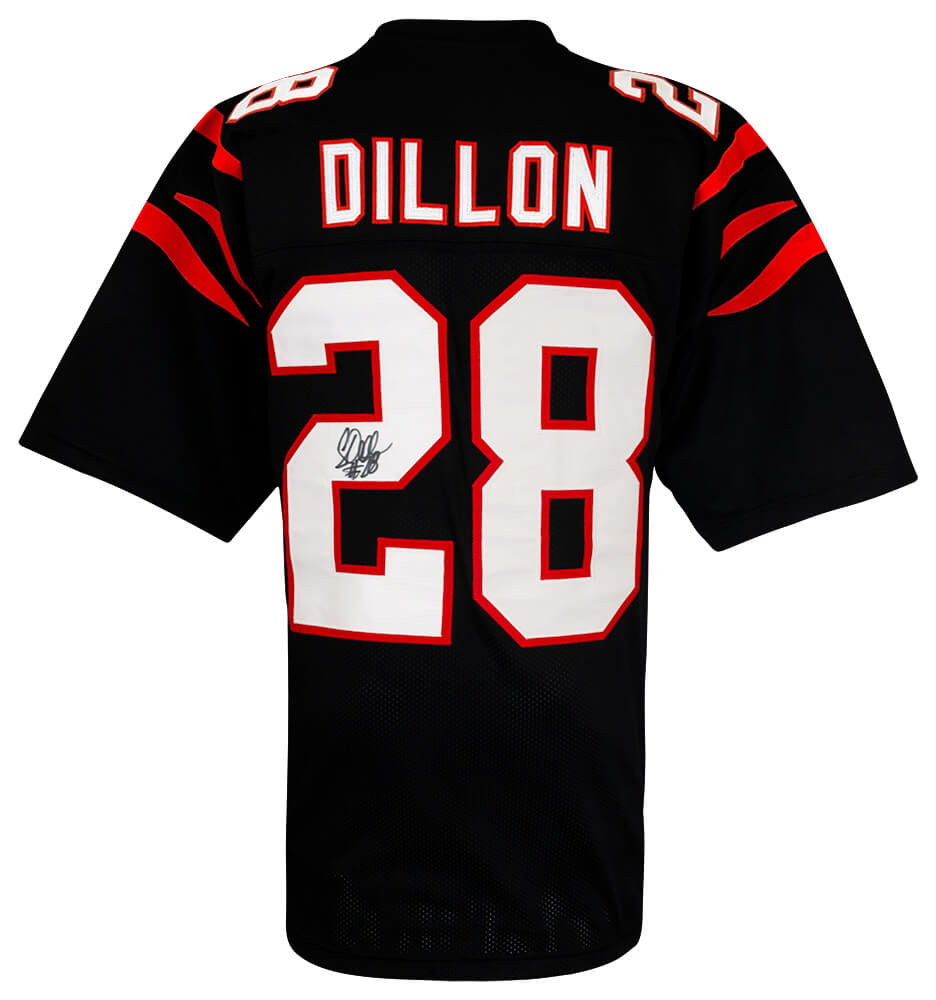 Corey Dillon Signed Black Custom Jersey - DILJRY303 - Corey Dillon Signed Black Custom Jersey product image