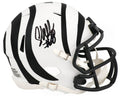Corey Dillon Signed Cincinnati Bengals Alternate White Riddell Speed Mini Helmet - DILMIN308 - Corey Dillon Signed Cincinnati Bengals Alternate White Riddell Speed Mini Helmet product image