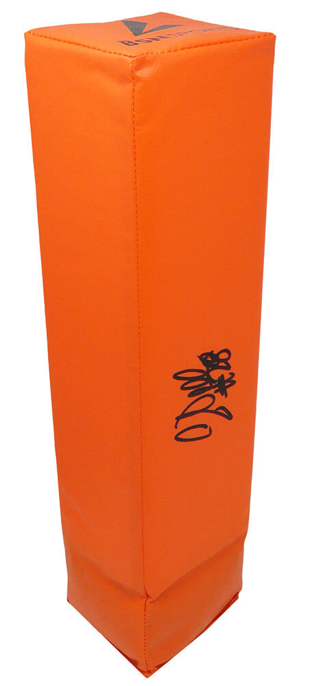 Corey Dillon Signed Orange Endzone Football Pylon - DILPYL300 - Corey Dillon Signed Orange Endzone Football Pylon product image